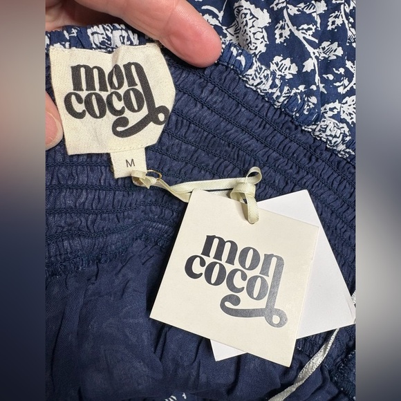 NWT Mon Coco- Mia Maxi in Color Indigo Floral. Size Medium - Picture 4 of 10